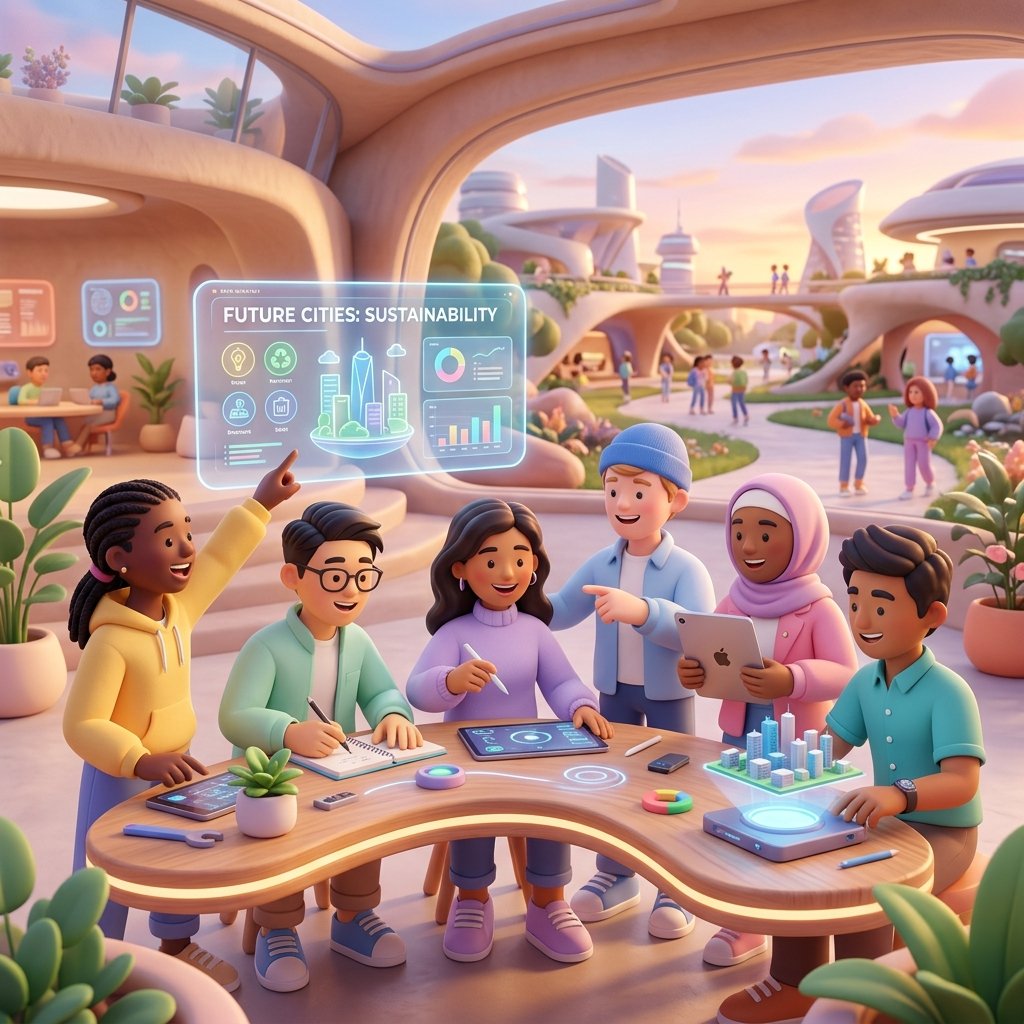 Students collaborating